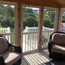 from deck to sunroom - after 7