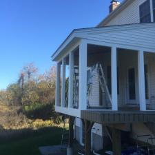 from deck to sunroom - during 1