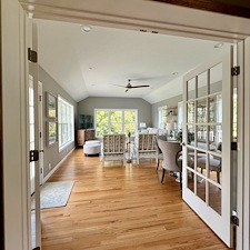 Family Room Addition with Deck & Finished Basement, Durham CT